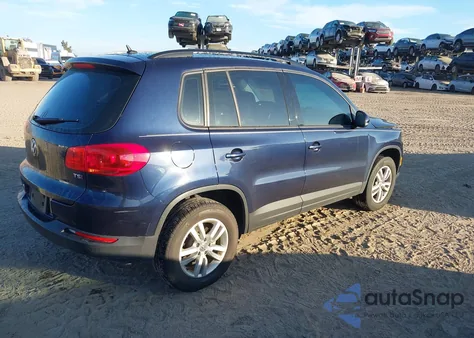 2016 Volkswagen Tiguan S из США, поврежденный, VIN WVGAV7AX5GW530770